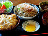 ミニかつ丼セット(玉子)